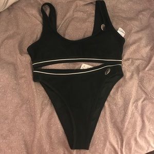 Forever 21 high waisted black bikini